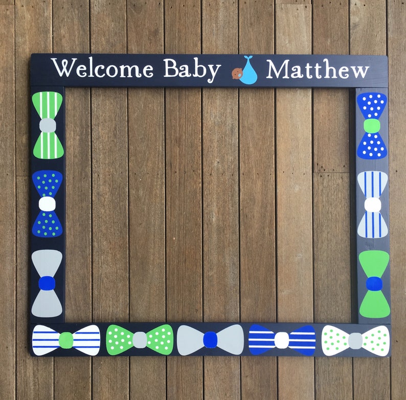 Baby Shower Photo Booth Frame Photobooth Frame Baby Shower Etsy