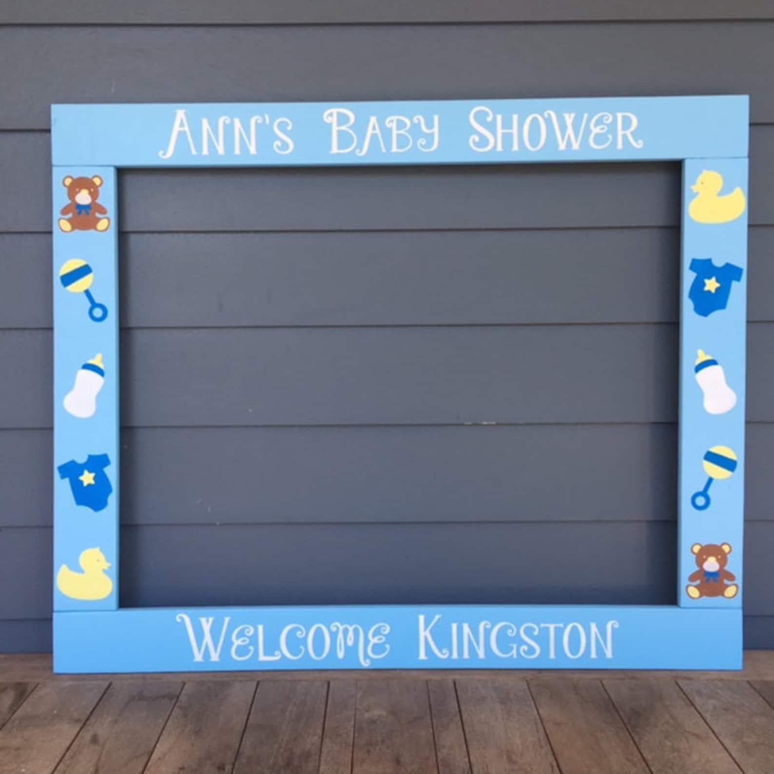 Baby Shower Photo Booth Frame Photobooth Frame Baby Shower Etsy