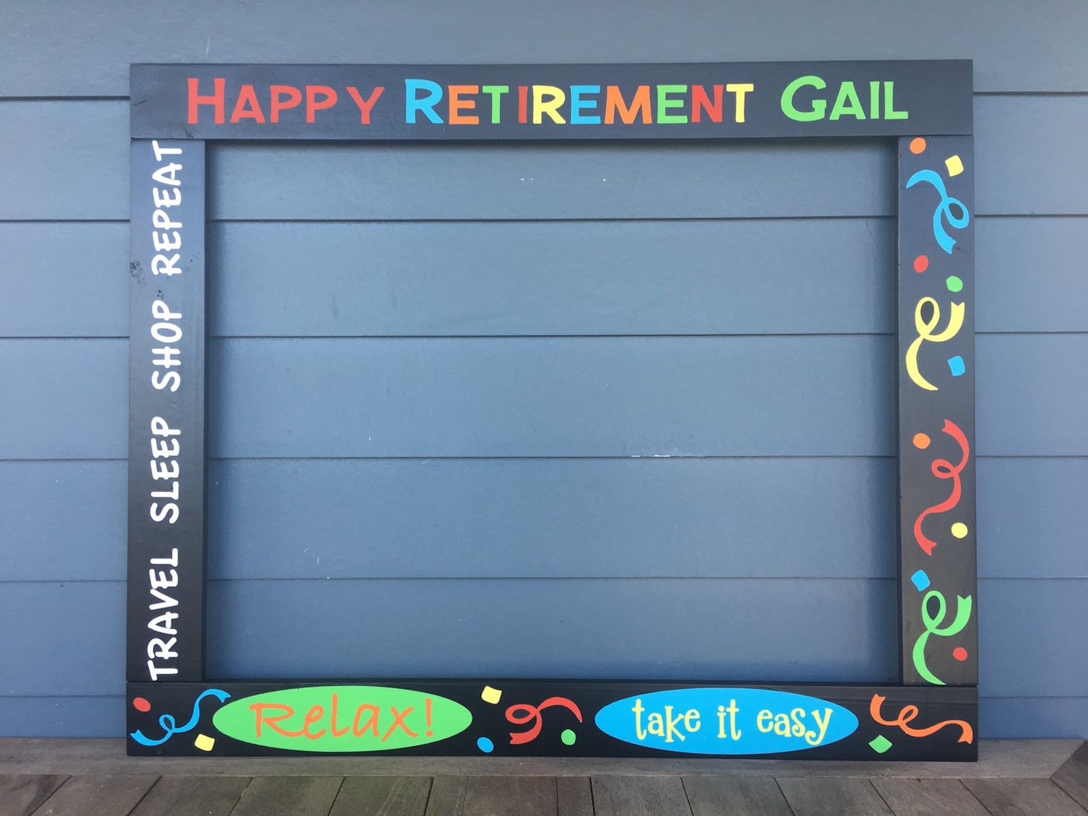 Retirement Party Photo Booth Frame Police Retirement Party Etsy Canada