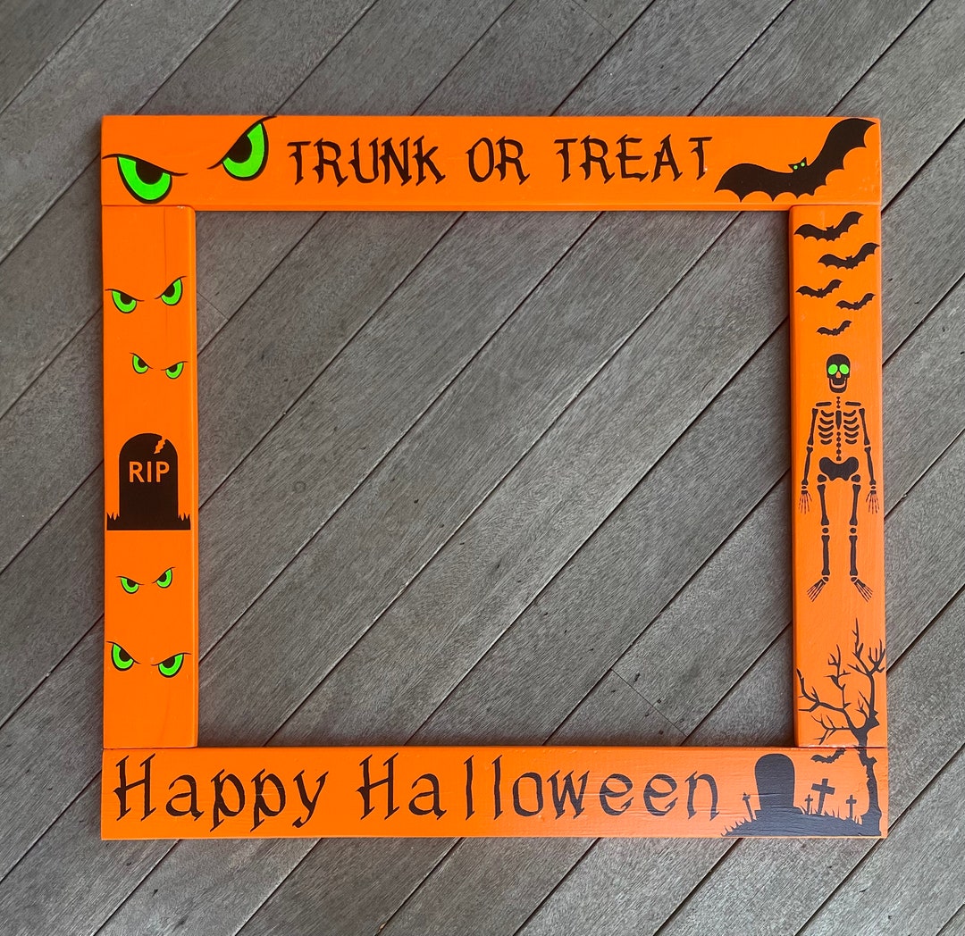 Photo Booth Frame Halloween Photobooth Halloween Picture Frame Prop