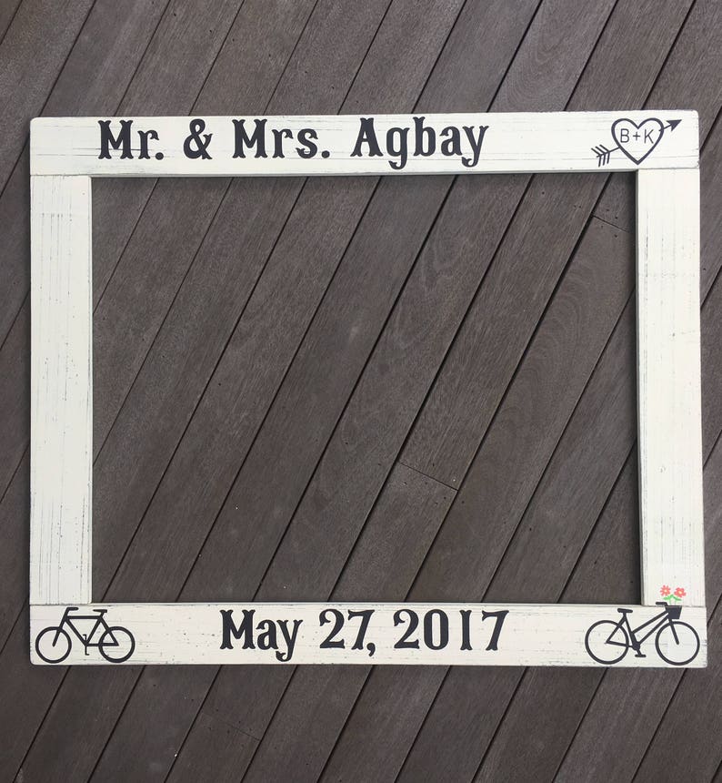Wedding Photobooth Frame Rustic Wedding Photo Booth Shabby Etsy