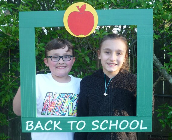 Cadre Photo Booth En Papier Pour Rentrée Scolaire - Accessoire Photomaton Premier Jour D'école, Fête, Décoration