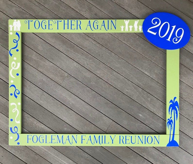 Reunion Xlarge Photo Booth Frame Custom Family Reunion Etsy