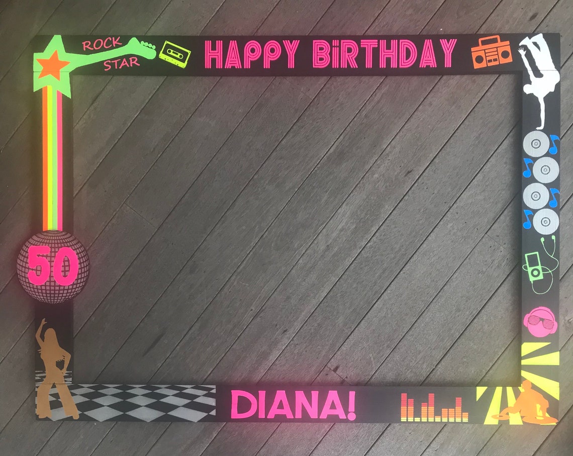 DELUXE XLarge Large Photo Booth Frame Custom Photobooth Etsy