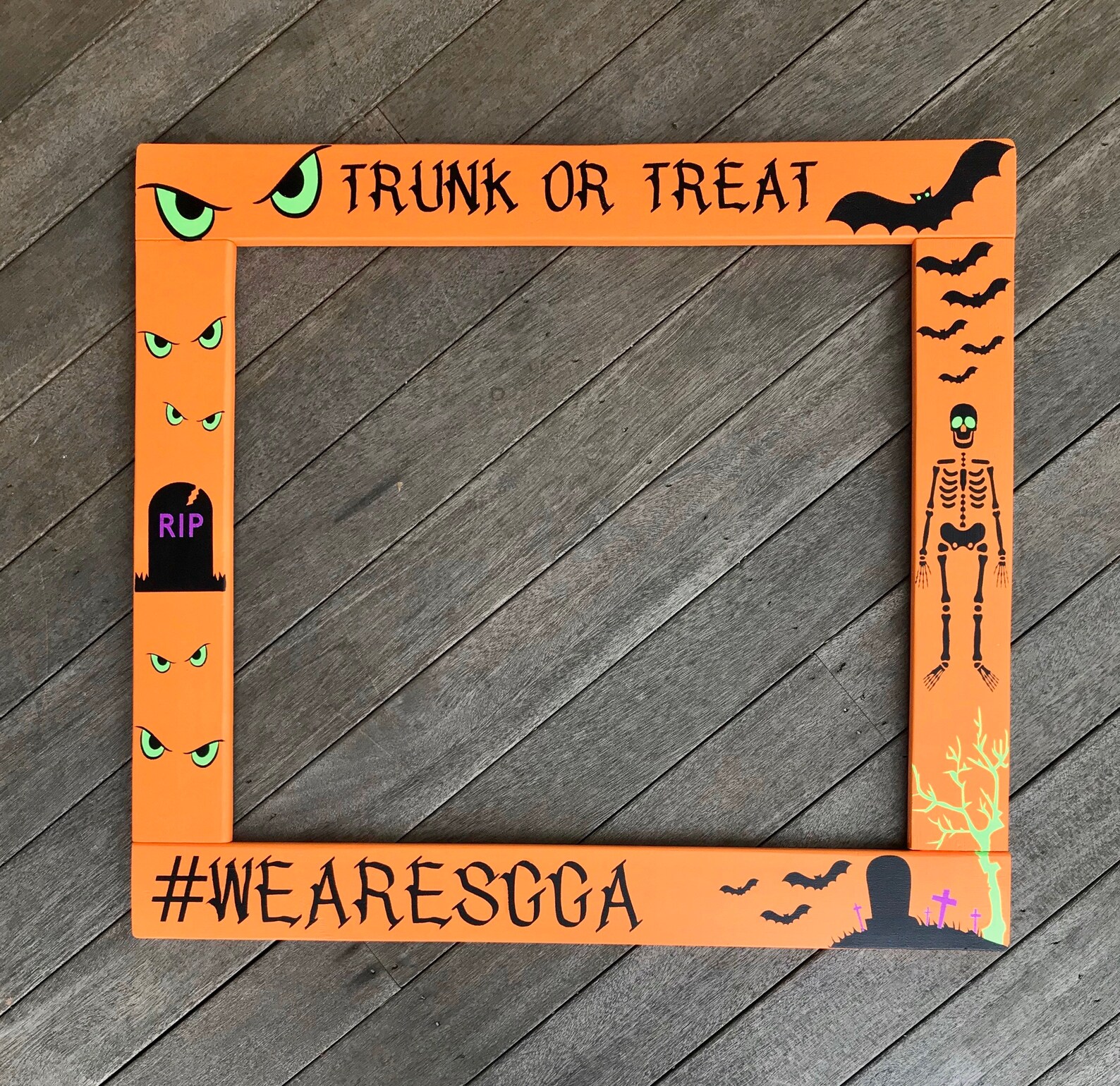 Photo Booth Frame Halloween Photobooth Halloween Picture Etsy