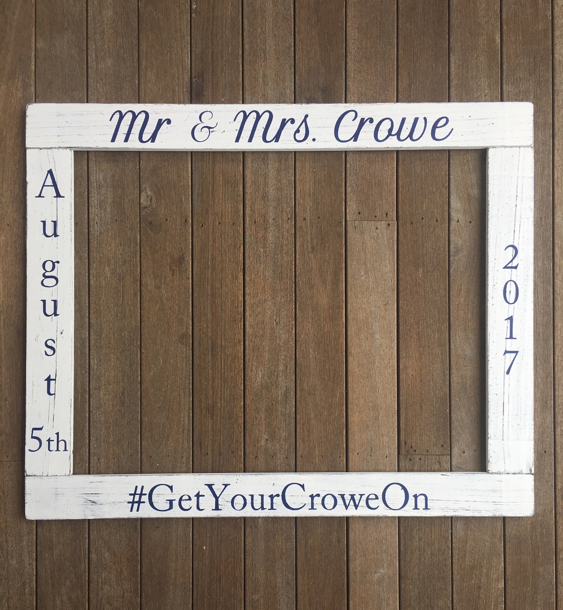 Wedding Photobooth Frame Rustic Wedding Photo booth Shabby Etsy