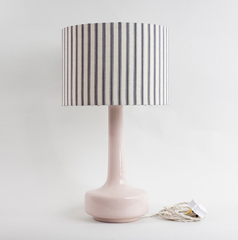 pale pink table lamp