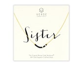 SISTER || Sister Morse Necklace, Sister Gift, Sister Necklace, Sister In Law, Sister Birthday Gift, Big Little Sister, Morse Code Jewelry