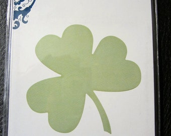 St. Patrick's Day  3 1/2" Shamrock Quickutz Die for Scrapbooking & Cardmaking REV-0176