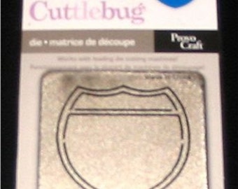 Interstate Road Sign 37-1527 Cuttlebug 2x2" Die
