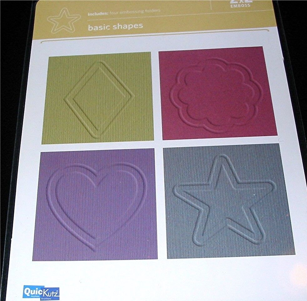 Labels Embossing Folders Quickutz X 1/2 Folder