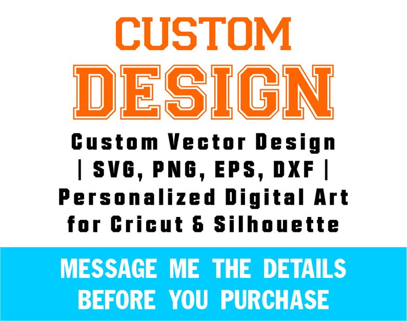 Custom Vector Design | Svg, PNG, EPS, DXF | Personalized Digital Art ...