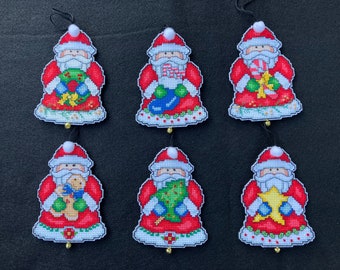 Santa Ornaments