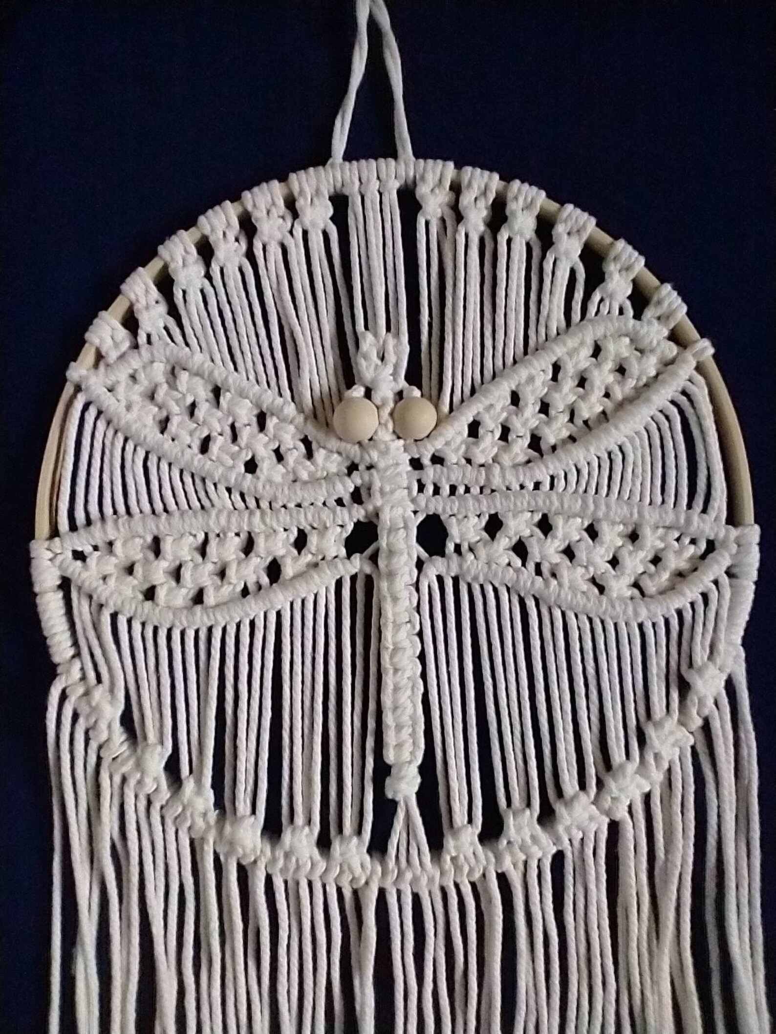 Dragonfly Macrame Wall Hanging Etsy