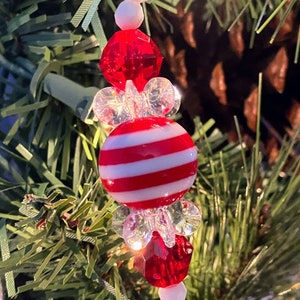 Peppermint Drop Handmade Christmas Ornament image 1