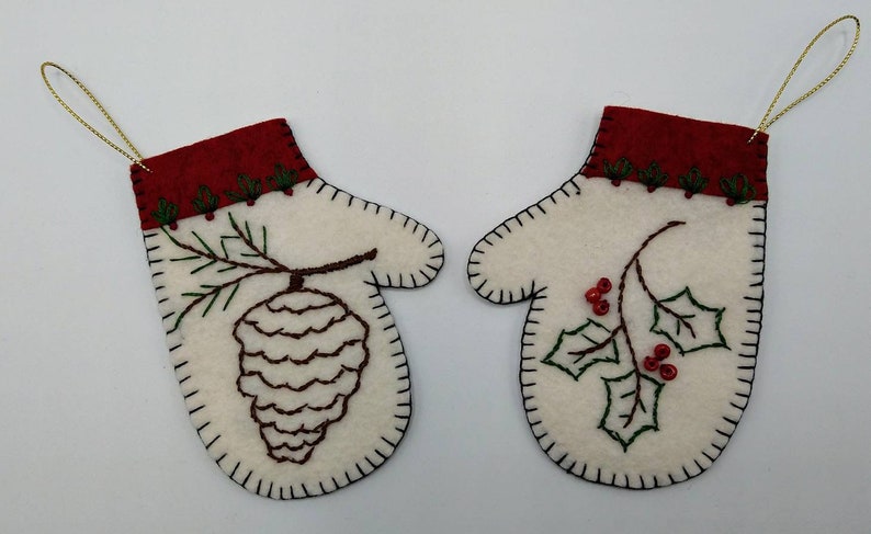 Mittens Christmas Ornaments