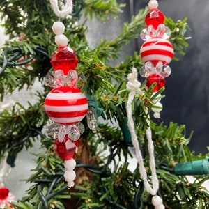 Peppermint Drop Handmade Christmas Ornament image 4