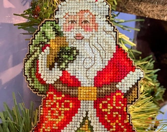 Gift Bearing Santa Ornament