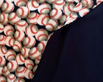 Baseballs Fleece Blanket