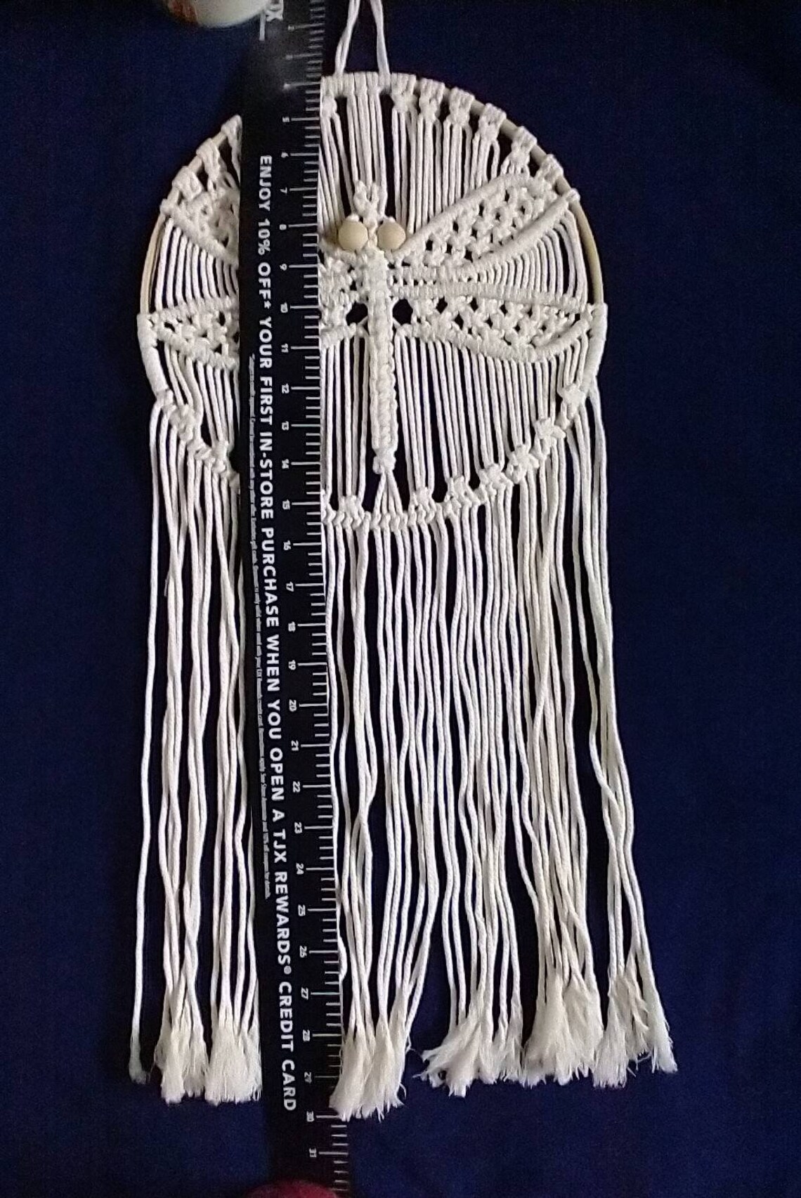 Dragonfly Macrame Wall Hanging Etsy