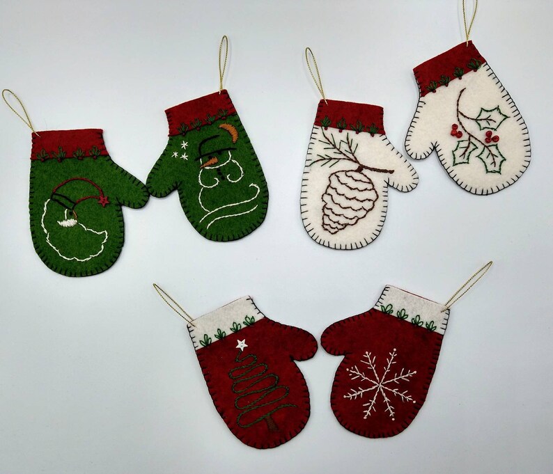 Mittens Christmas Ornaments