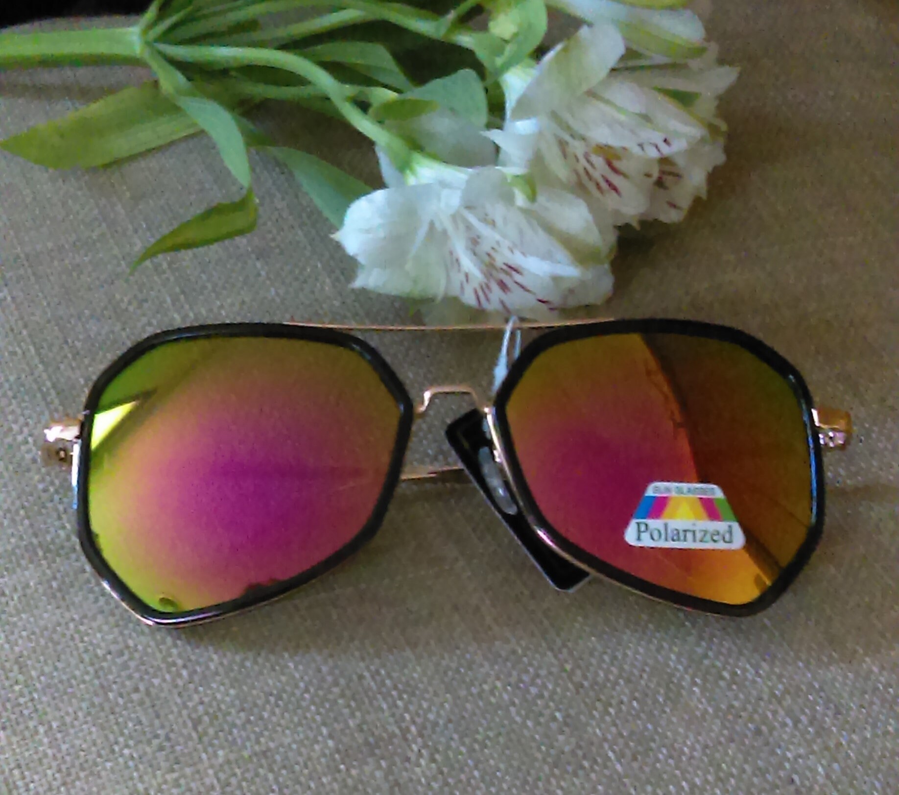 POLARIZED SUNGLASSES FOR WOMEN UV - PROTECTION WOMENS RETRO MIRRORED SHADES WITH Polarized Sunglass for Men & Women UV Protection Classic  main image 2