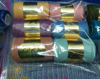 PRETTY PUNCH Loop Punch Embroidery Spool Yarn Sold Individually Vintage 6 Colors  Full Clean Excellent Condition SALE Prices (4)