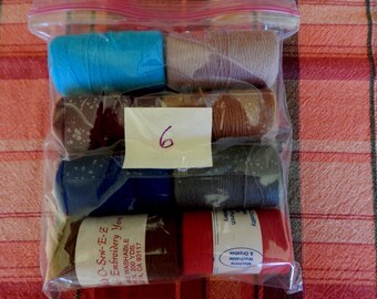 PRETTY PUNCH Loop Embroidery Spool YARN Sold Individually Vintage 8/10 Colors  Full or Mostly Full