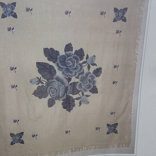 Cross Stitch Afghan Fabric Etsy