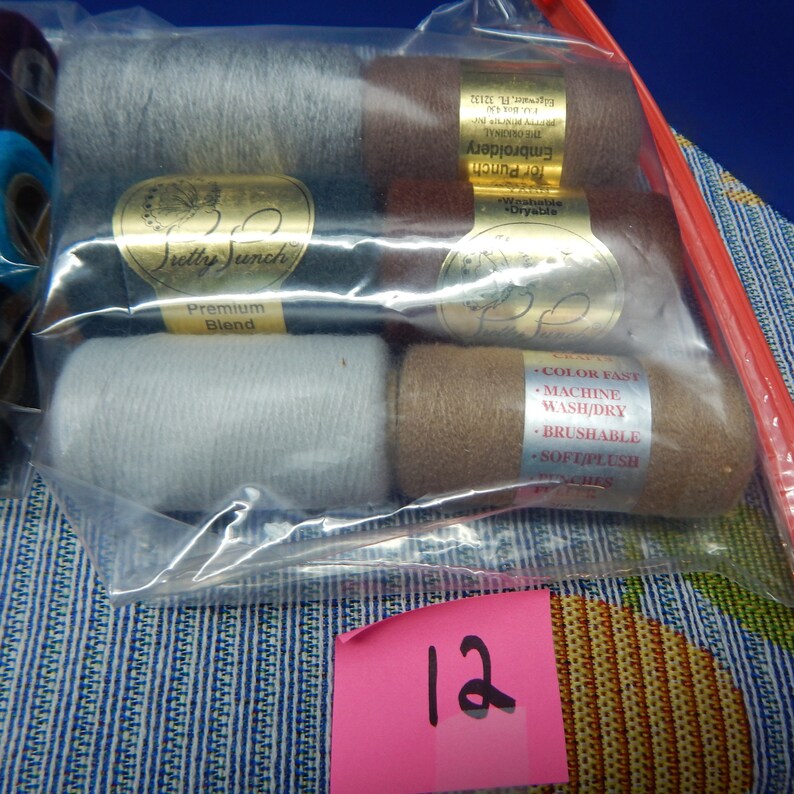 PRETTY PUNCH Loop Punch Embroidery Spool Yarn Sold Etsy