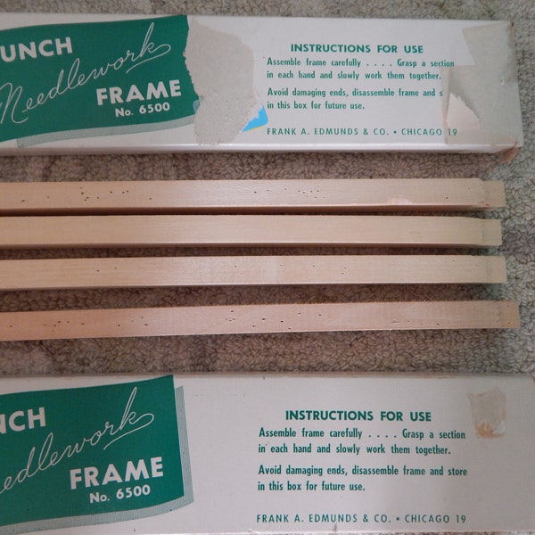 Punch Needlework Frames in Box, or Artist Stretcher Strips or Stretcher Frames or Embroidery Hoops or 8 and 6" Wood Tone Hoop Frames