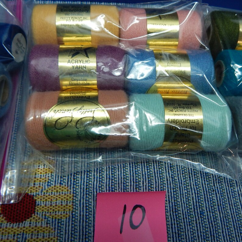 PRETTY PUNCH Loop Punch Embroidery Spool Yarn Sold Etsy