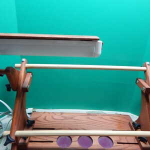 SALE Light Table Scroll Frame/Frame Rare Adjustable Size Dowel 24&quot; by 10&quot; high Frame and Light Adjustable  Unassembled New Shipping Cost