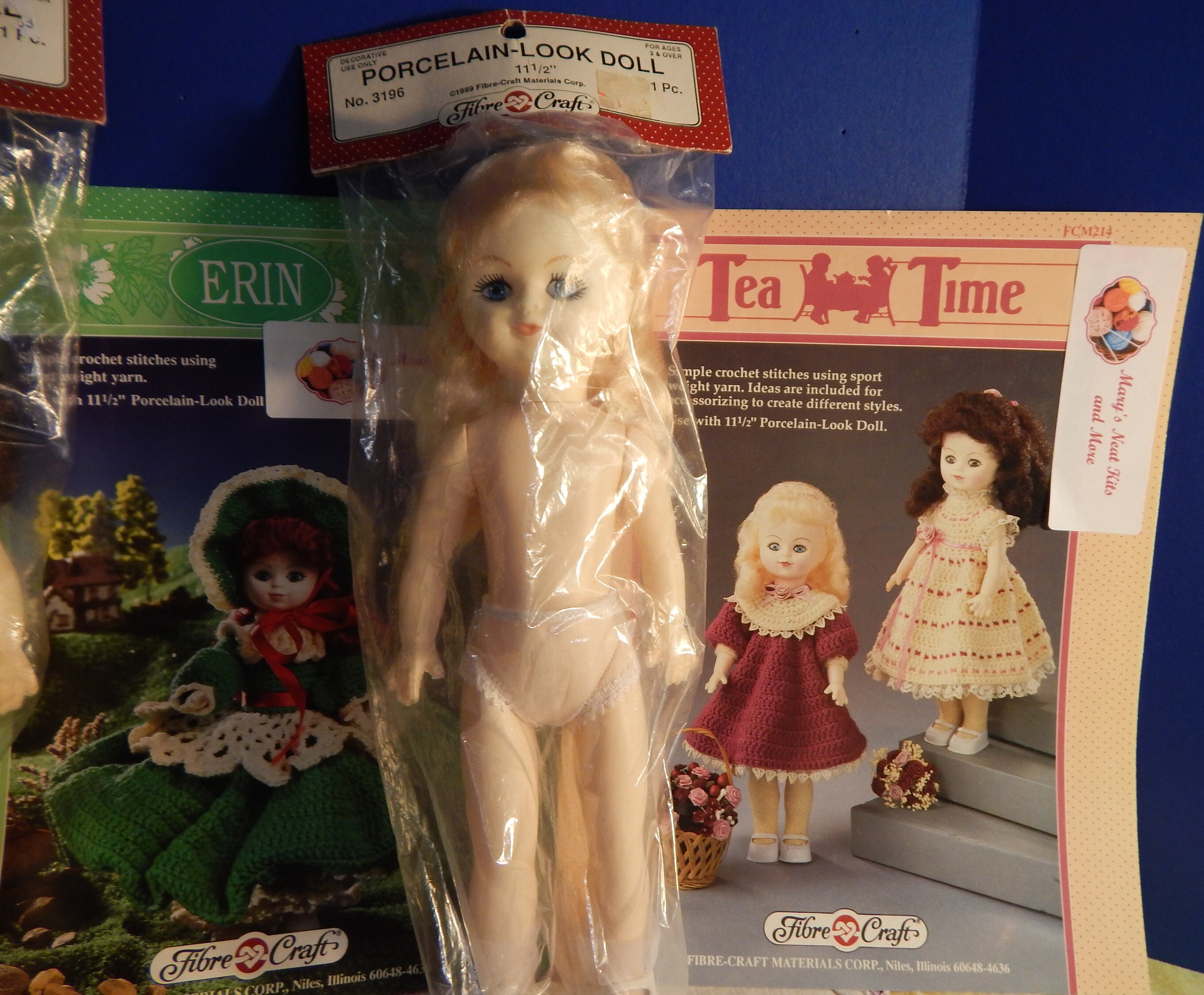 Sewing & Fiber Crochet Doll Patterns Set 2 Fibre Craft Tutorials etna