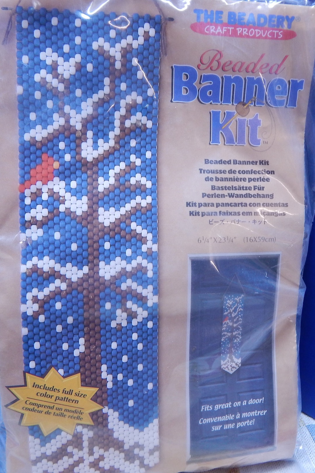 Beaded Banner Kits Choice of Spring, Summer, Winter or Topiary Trees or