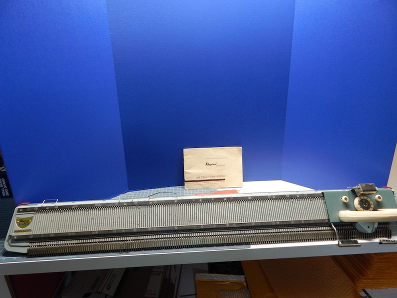 Knitting Machine Regina Princess 181 Vintage With Carriage Accessories And Illustrated Instructions Made In Austria Remac Product Rare Find
