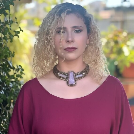 choker necklace for formal dress Amazon.com: MMonesu Gold Black Statement Necklace, Braided Hollow Cable Large Bib Choker Collar, Chunky Choker National Tribal Necklace Dress Prom Jewelry for Women(BLACK-GOLD): Clothing, Shoes & Jewelry
