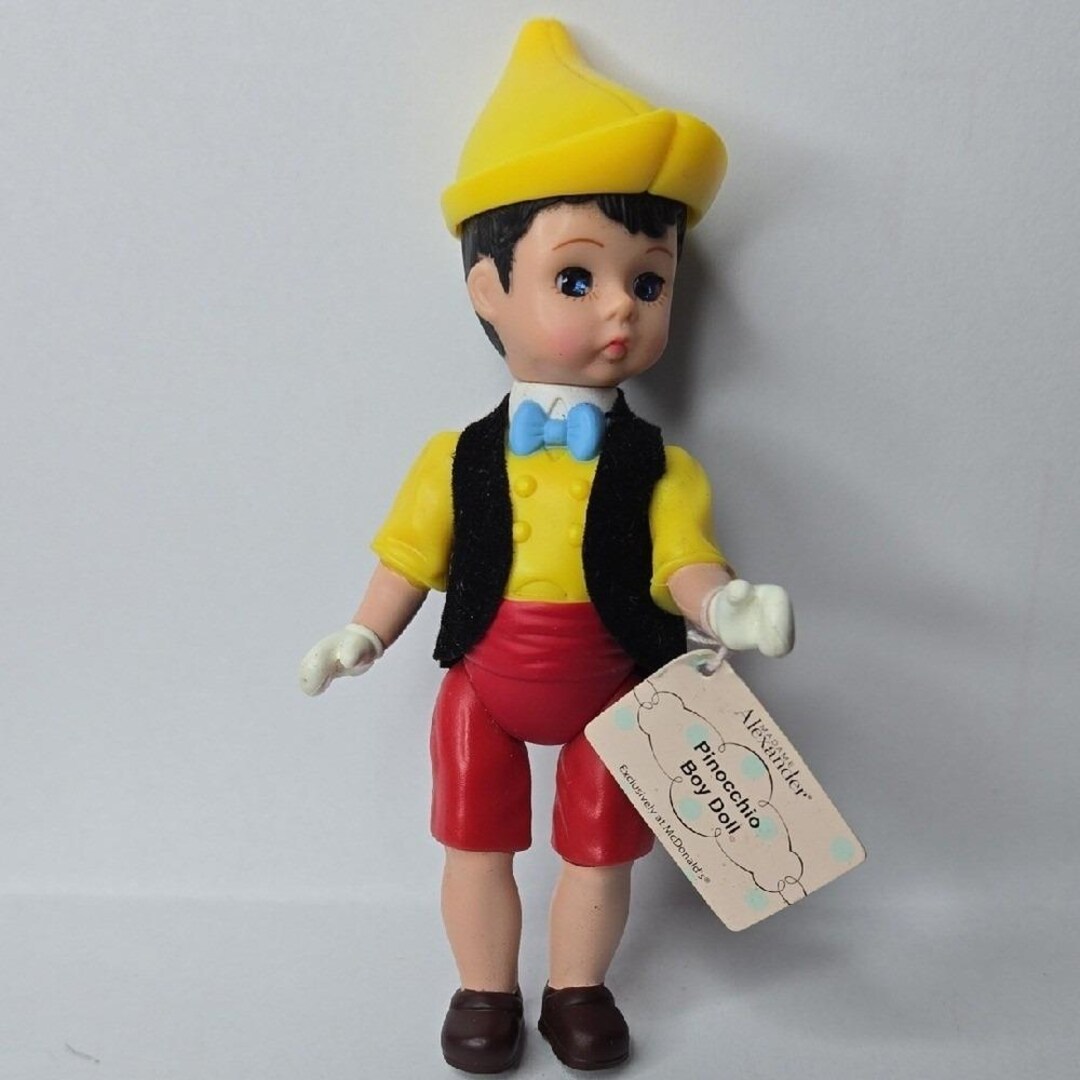 Pinocchio Alexander Vintage Disney Pinocchio Boy Doll Mcdonald's Toy, Madame Alexander - Etsy