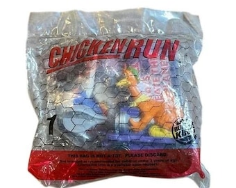 Juguete Chicken Run de Burger King (2000), Ginger's Eggstreme Escape, Vintage NUEVO