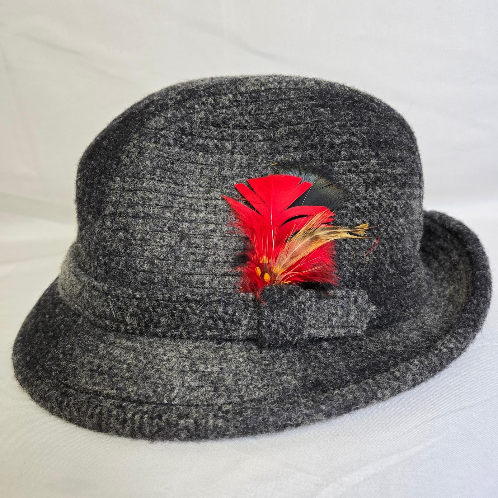Grey Fedora Vtg - Etsy display picture 1