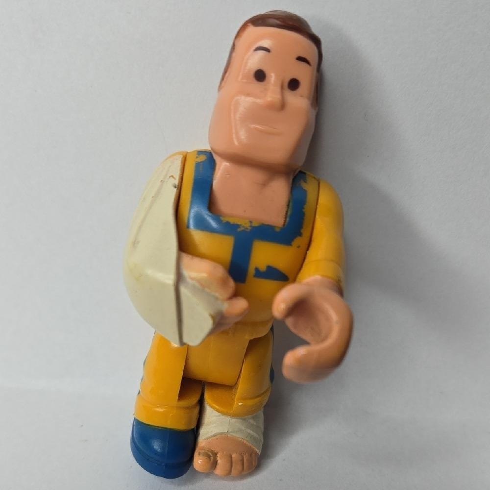 Jouet de collection - Pipiou - Figurine Articulée 23cm – Clodrey – personnage de télévision des années 60 - France
