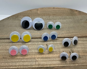 Googly eye earrings, studs, unique earrings