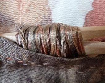 Naturally Dyed Silk Embroidery Thread
