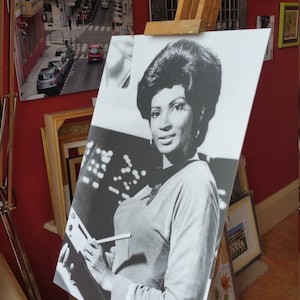 Lt Uhura, Star Trek, A3 Print on Aluminium