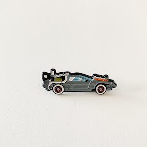 Back to the future enamel pin