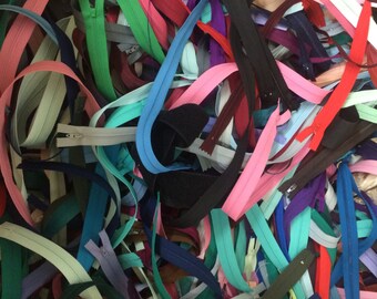 100 regular Zippers Bulk Wholesale YKK ZIPPERS snd Talon sewing supplies of zipper notions bulk supplies mixed colors of zippers