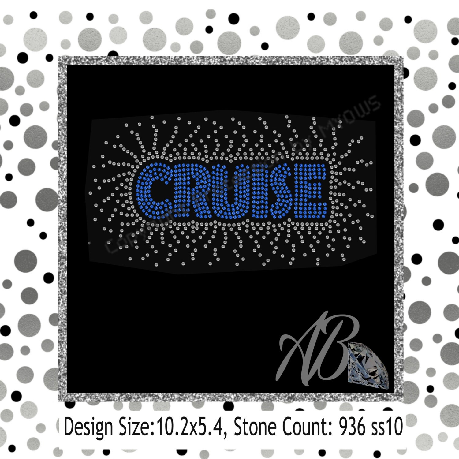 Download Cruise text with spray SVG rhinestone template for Cricut ...