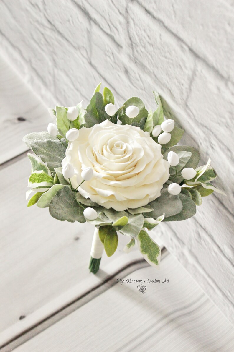 Weddings Accessories Bridal Flowers Glamelia Bouquet Composite Bouquet Bridesmaid Flower Huge Single Rose Wedding Glamelia Prom Accessory Wedding Party