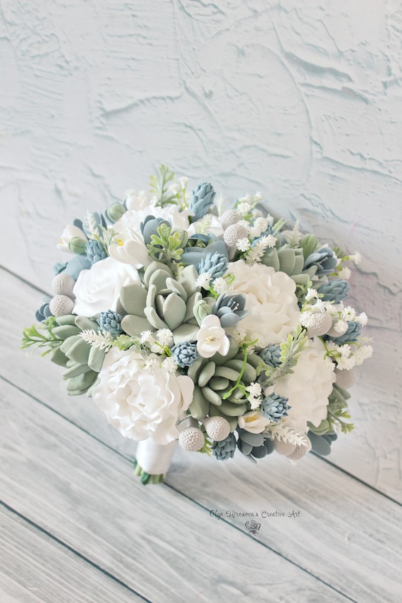 sage and dusty blue wedding