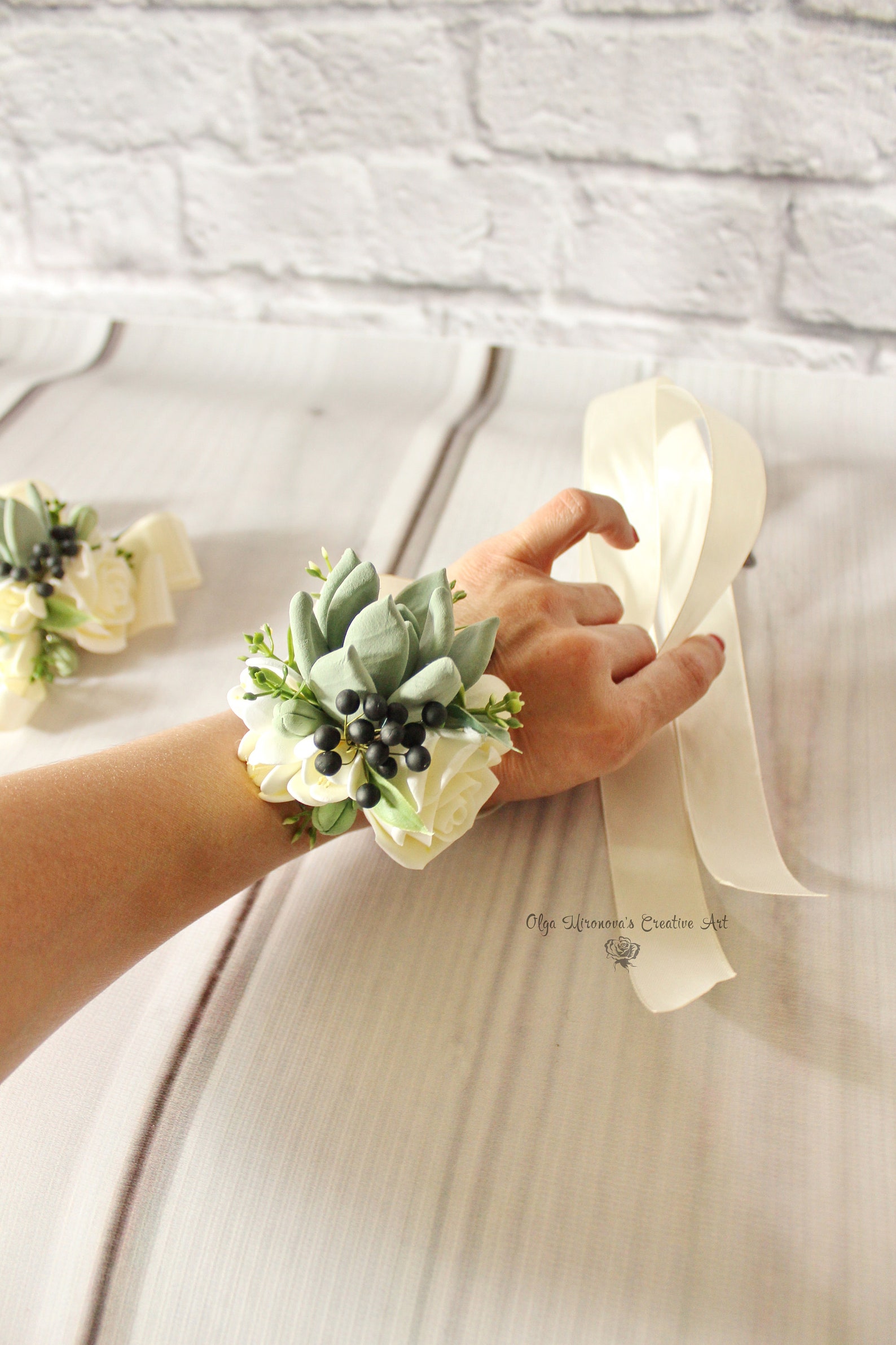 Sukkulente Corsage Armband Hochzeit Blumen Bräutigam | Etsy
